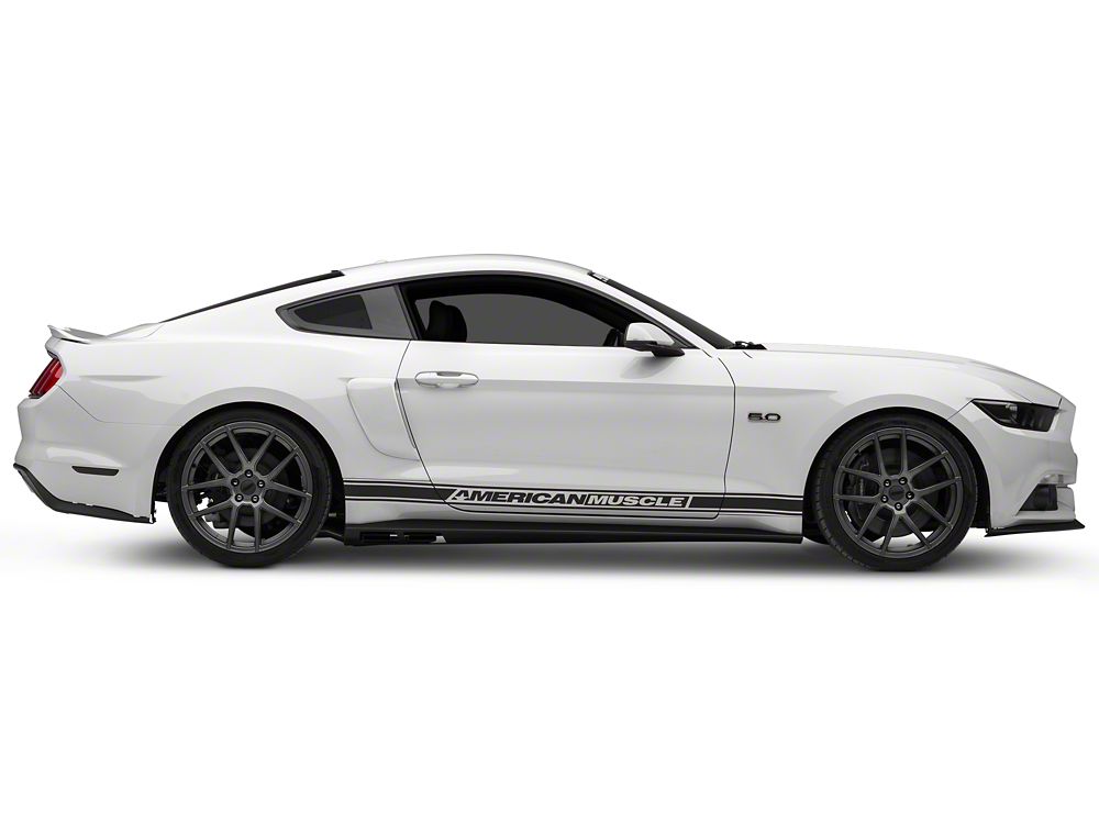 MMD V-Series Side Exit Cat-Back Exhaust w/ Rocker Panels (15-17 Mustang GT Fastback)