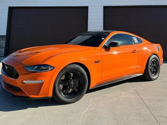 MMD Mirror Covers; Carbon Fiber (15-23 Mustang w/ Mirror Signals)