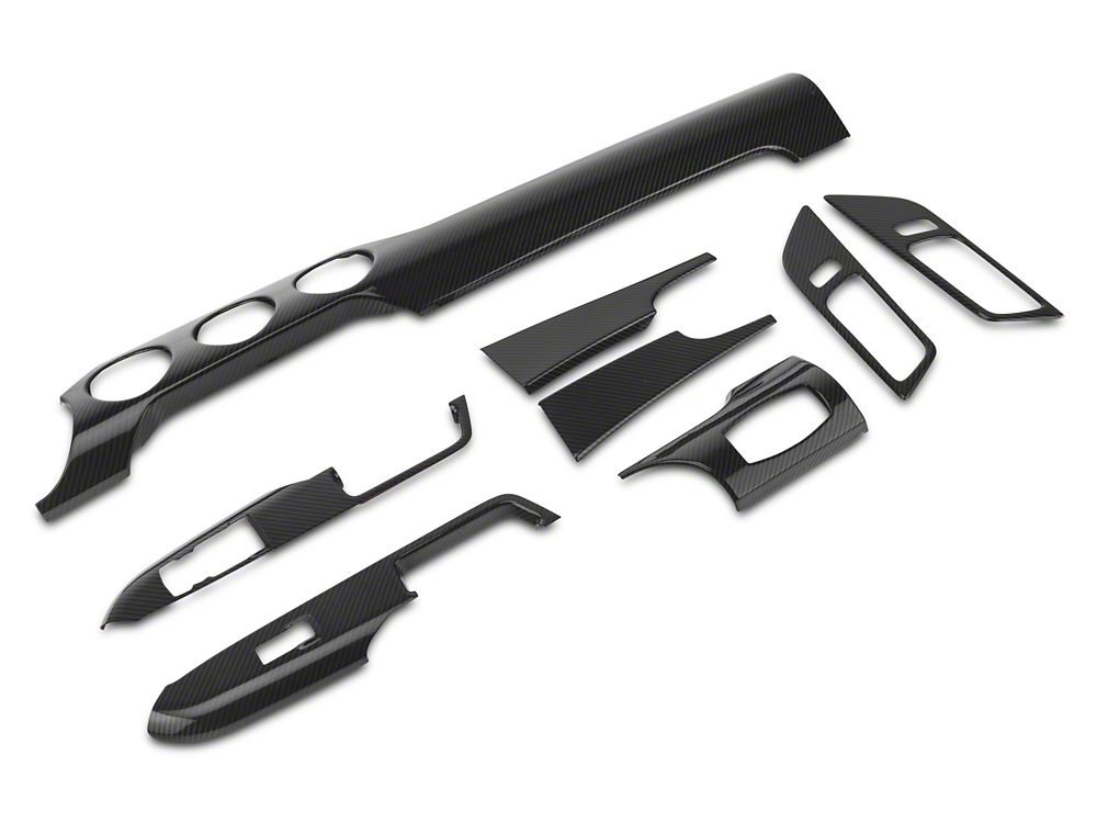 MMD Interior Trim; Carbon Fiber (15-23 Mustang GT, EcoBoost, V6)