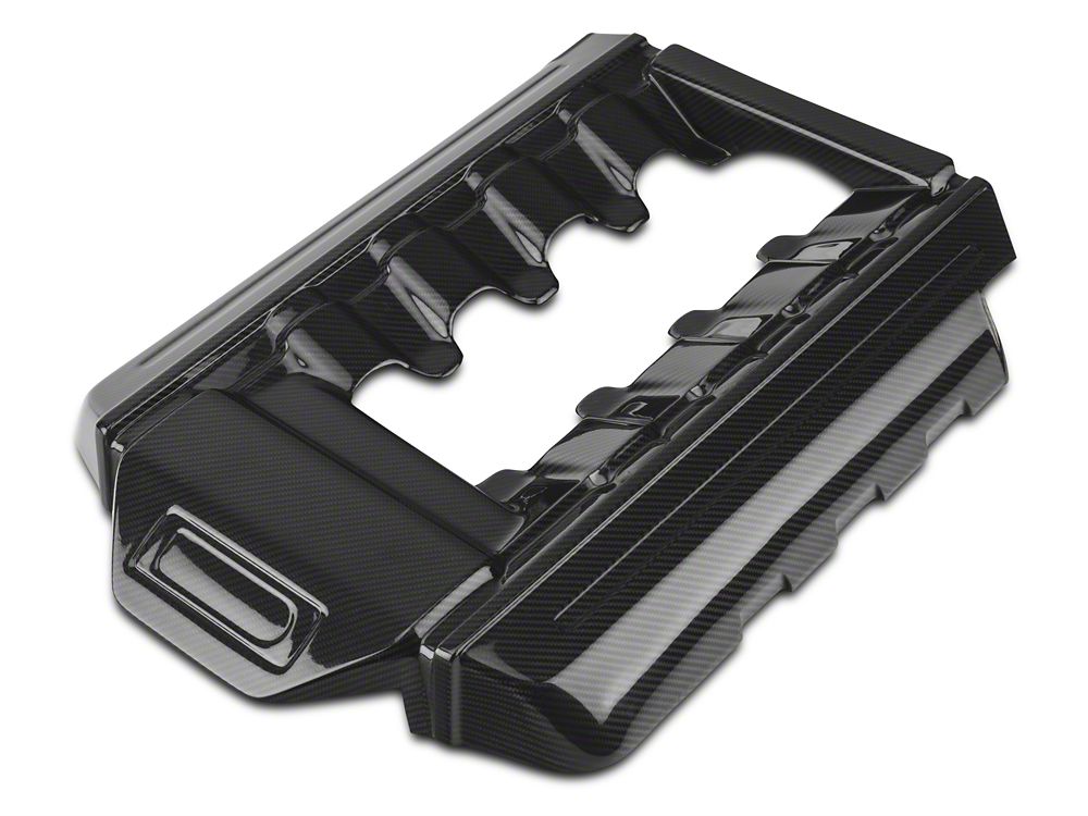 MMD Engine Cover; Carbon Fiber (15-17 Mustang GT)