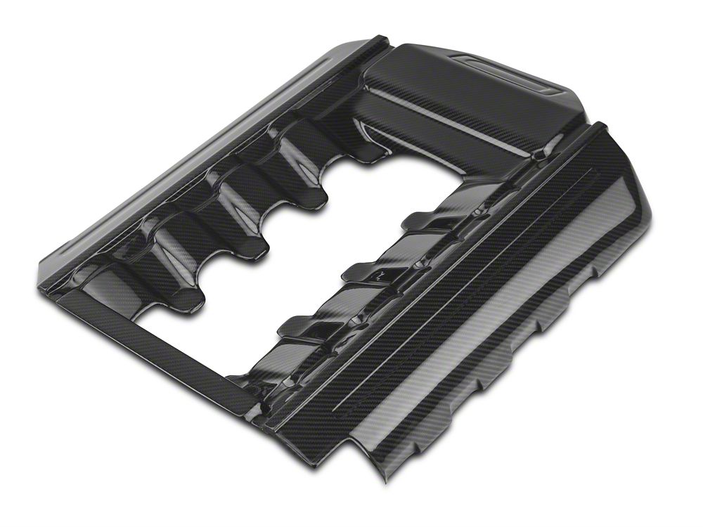 MMD Engine Cover; Carbon Fiber (15-17 Mustang GT)
