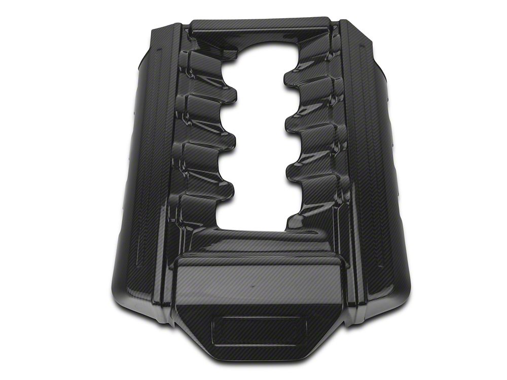 MMD Engine Cover; Carbon Fiber (15-17 Mustang GT)