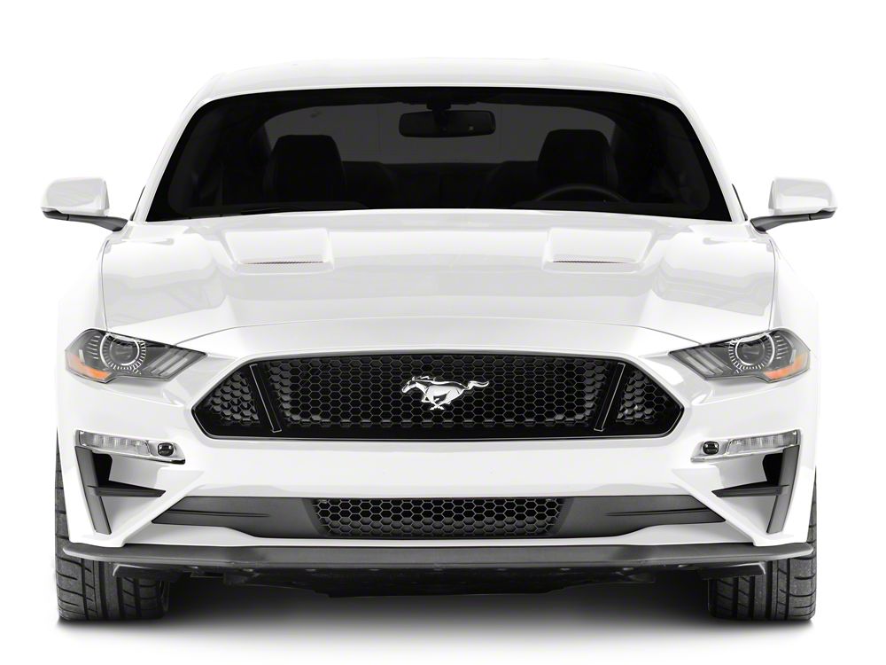 MMD by FOOSE Bumper Vents; Matte Black (18-22 Mustang GT, EcoBoost)