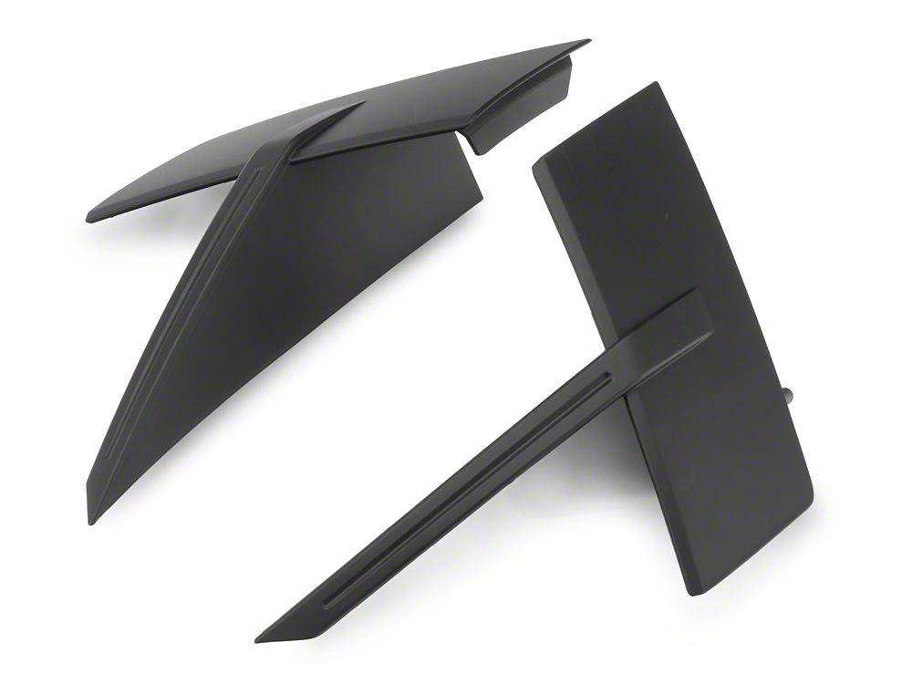 MMD by FOOSE Bumper Vents; Matte Black (18-22 Mustang GT, EcoBoost)