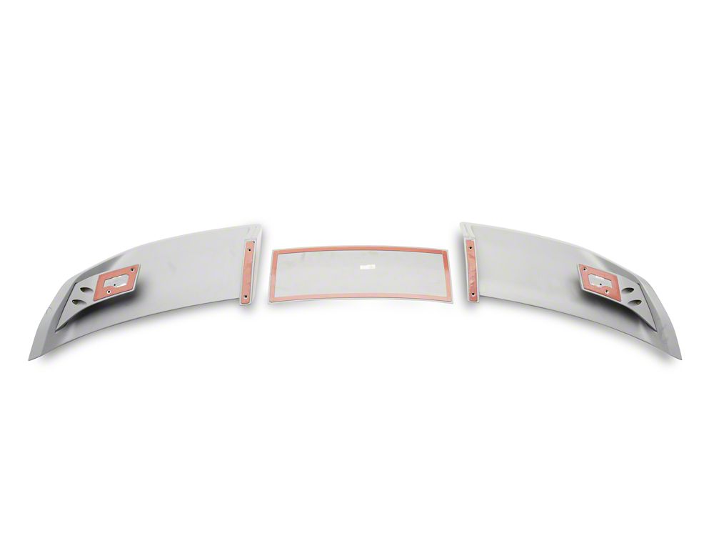 MMD by FOOSE Split Rear Spoiler; Unpainted (15-23 Mustang Fastback)