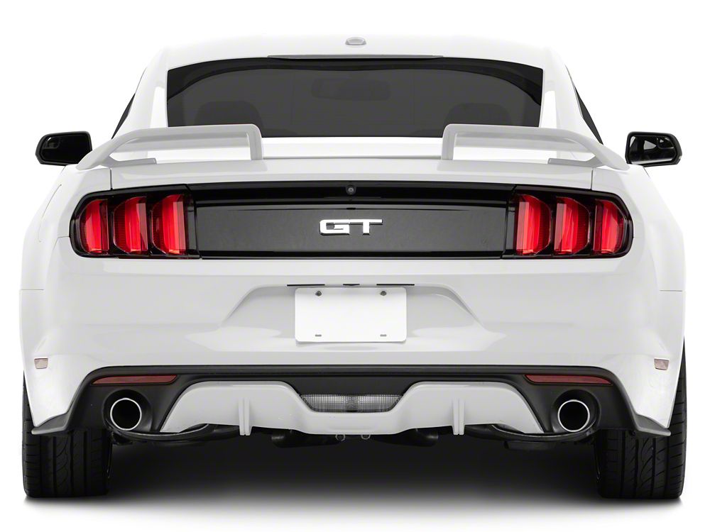 MMD by FOOSE Split Rear Spoiler; Unpainted (15-23 Mustang Fastback)