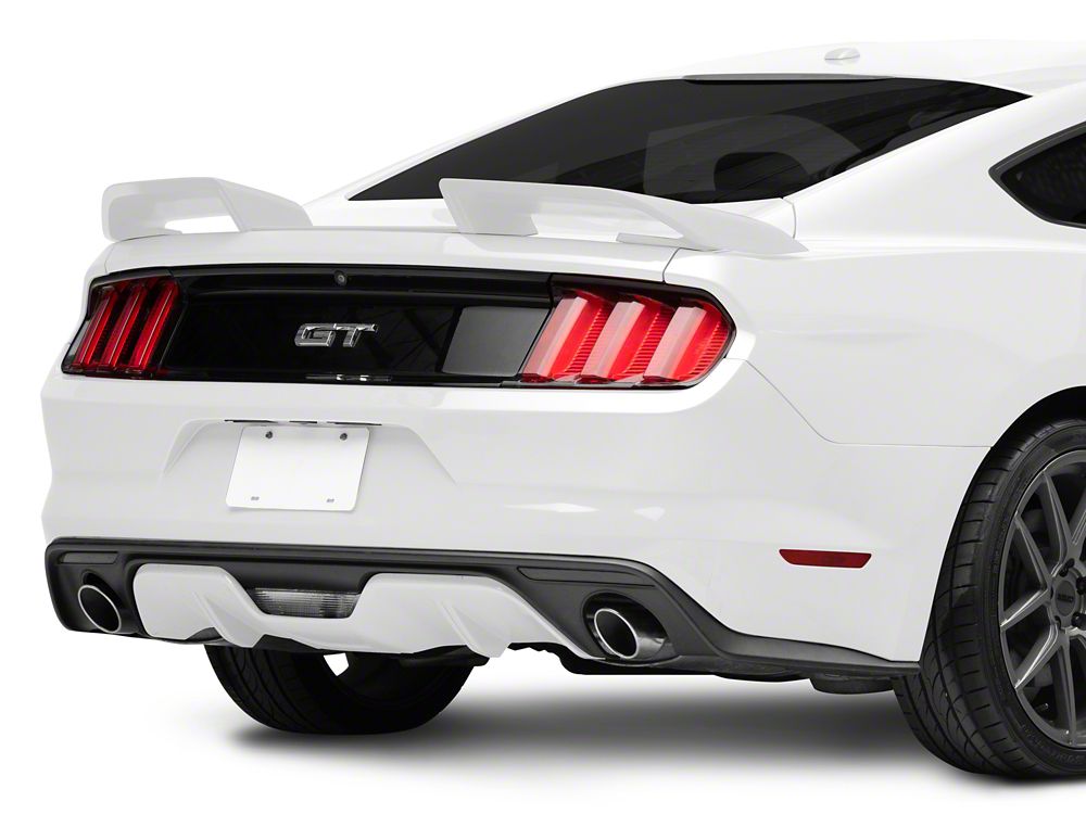 MMD by FOOSE Split Rear Spoiler; Unpainted (15-23 Mustang Fastback)