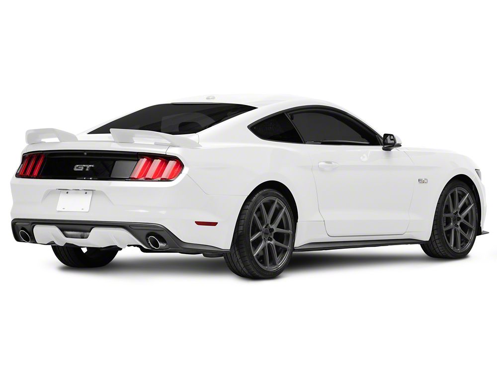MMD by FOOSE Split Rear Spoiler; Unpainted (15-23 Mustang Fastback)