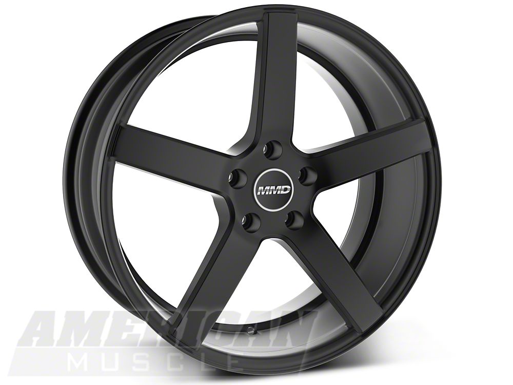 Staggered MMD 551C Black Wheel and Falken Azenis FK510 Performance Tire Kit; 20x8.5/10 (05-14 Mustang)