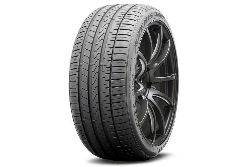 Staggered MMD 551C Black Wheel and Falken Azenis FK510 Performance Tire Kit; 20x8.5/10 (05-14 Mustang)