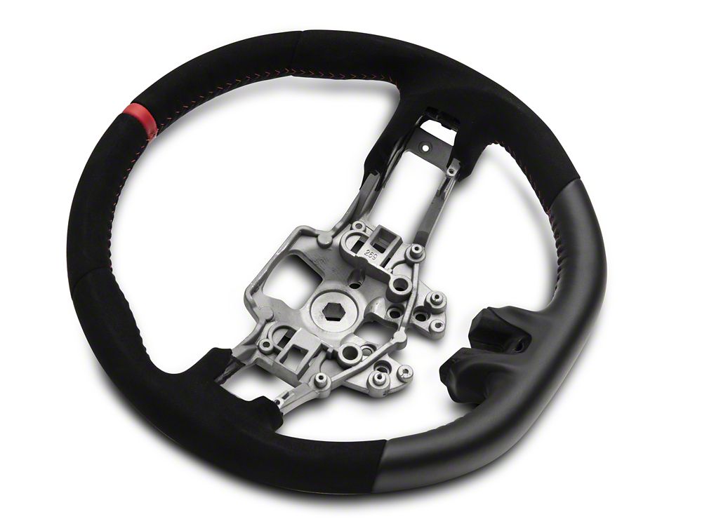 MMD GTX Steering Wheel; Leather and Suede (15-17 Mustang)