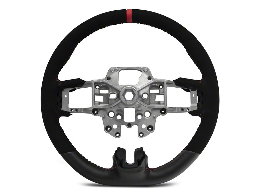 MMD GTX Steering Wheel; Leather and Suede (15-17 Mustang)