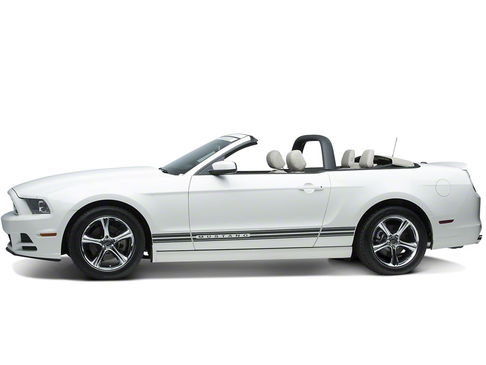 MMD Styling Bar; Charcoal (10-14 Mustang Convertible)