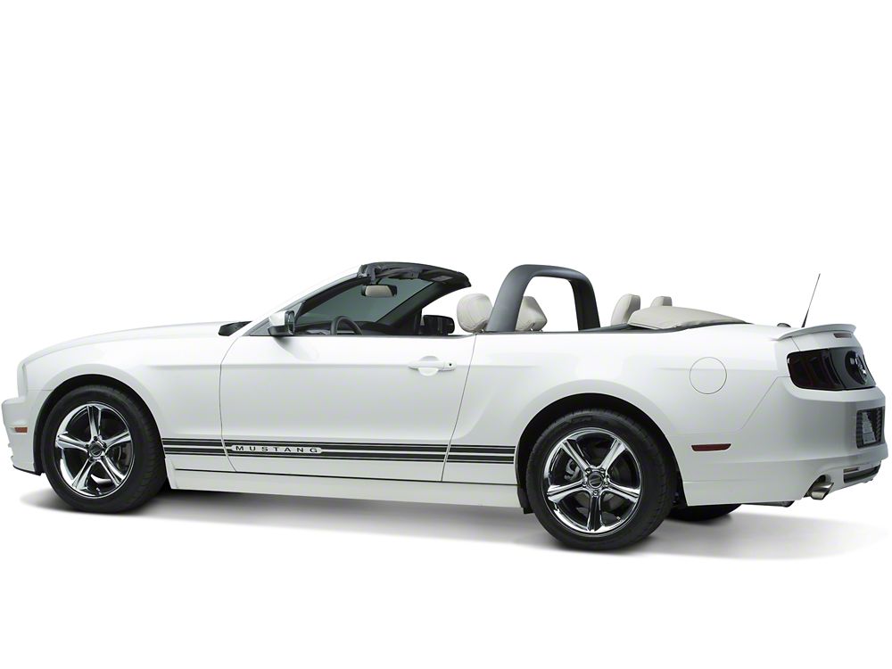 MMD Styling Bar; Charcoal (10-14 Mustang Convertible)