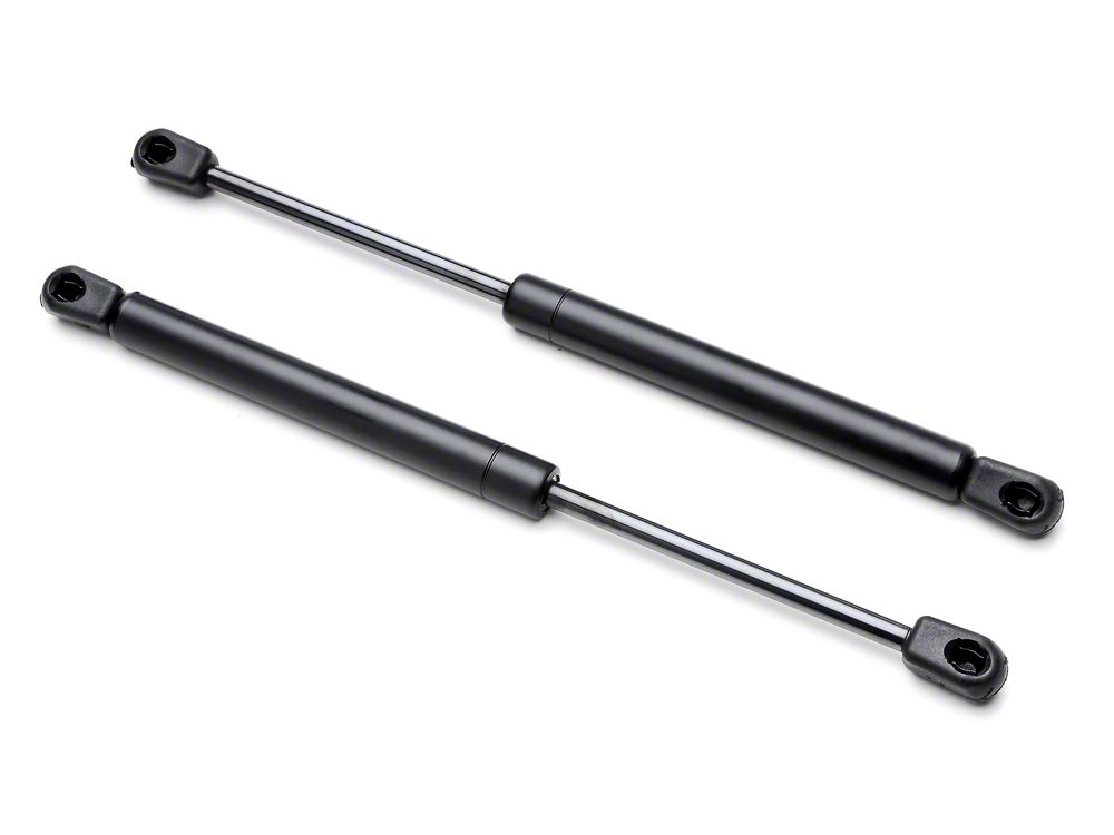 MMD Bolt On Hood Strut Kit; Black (94-98 Mustang)