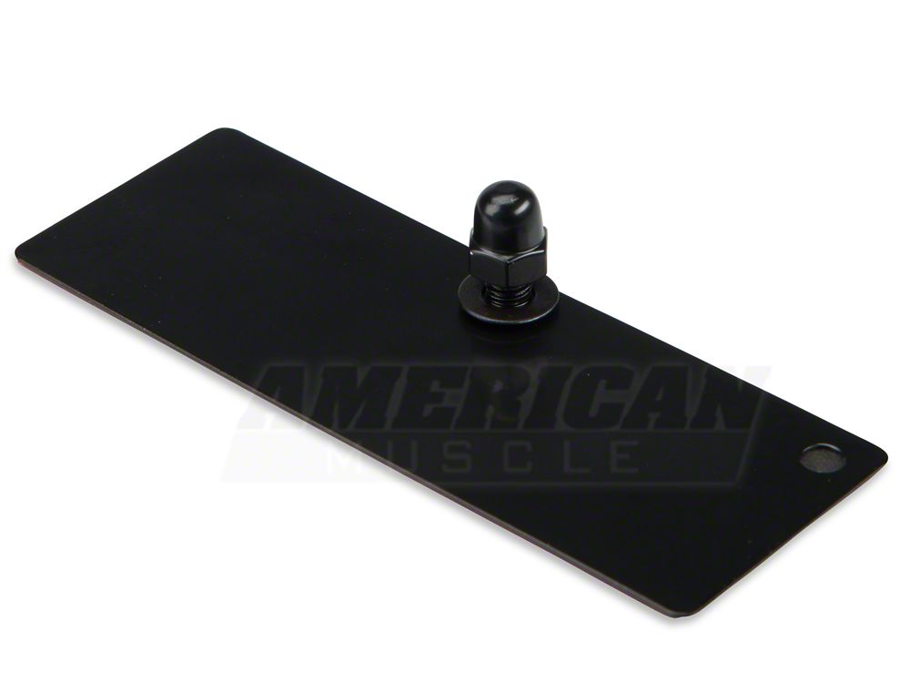 MMD Rear Window Louvers; Textured ABS (99-04 Mustang)