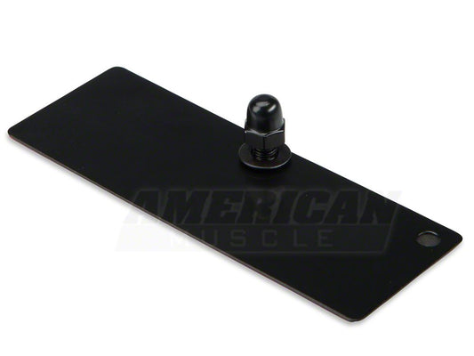 MMD Rear Window Louvers; Textured ABS (99-04 Mustang)