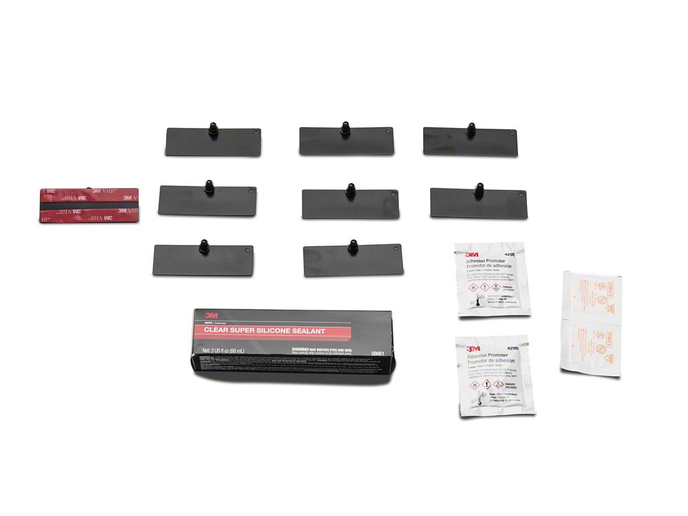 MMD ABS Rear Window Louvers (05-09 Mustang Coupe)