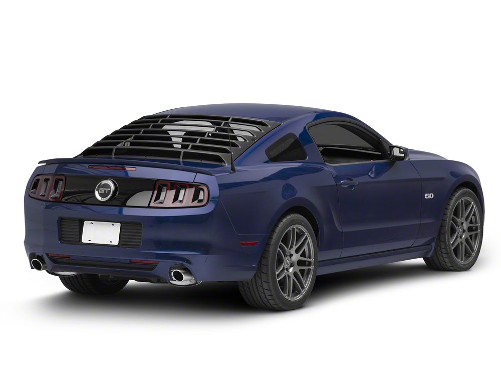 MMD ABS Rear Window Louvers (10-14 Mustang Coupe)