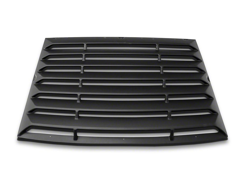 MMD ABS Rear Window Louvers (10-14 Mustang Coupe)