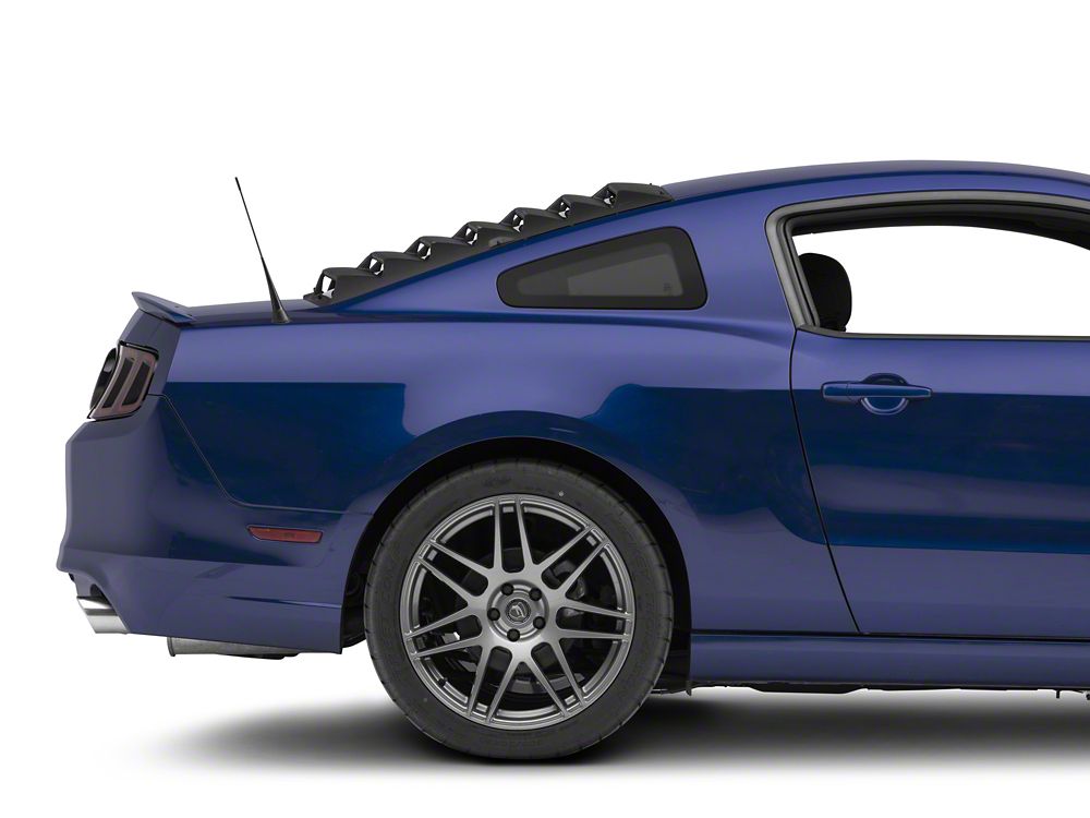 MMD ABS Rear Window Louvers (10-14 Mustang Coupe)