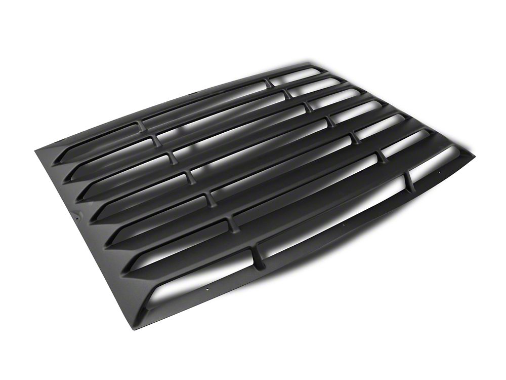 MMD ABS Rear Window Louvers (10-14 Mustang Coupe)