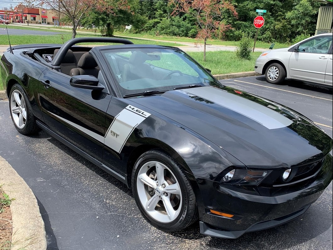 MMD Styling Bar; Charcoal (10-14 Mustang Convertible)