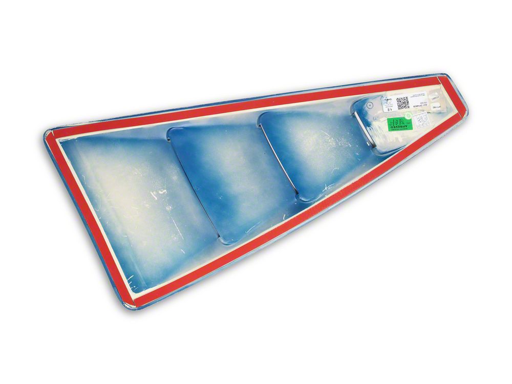 MMD Quarter Window Louvers; Pre-Painted (05-14 Mustang Coupe)