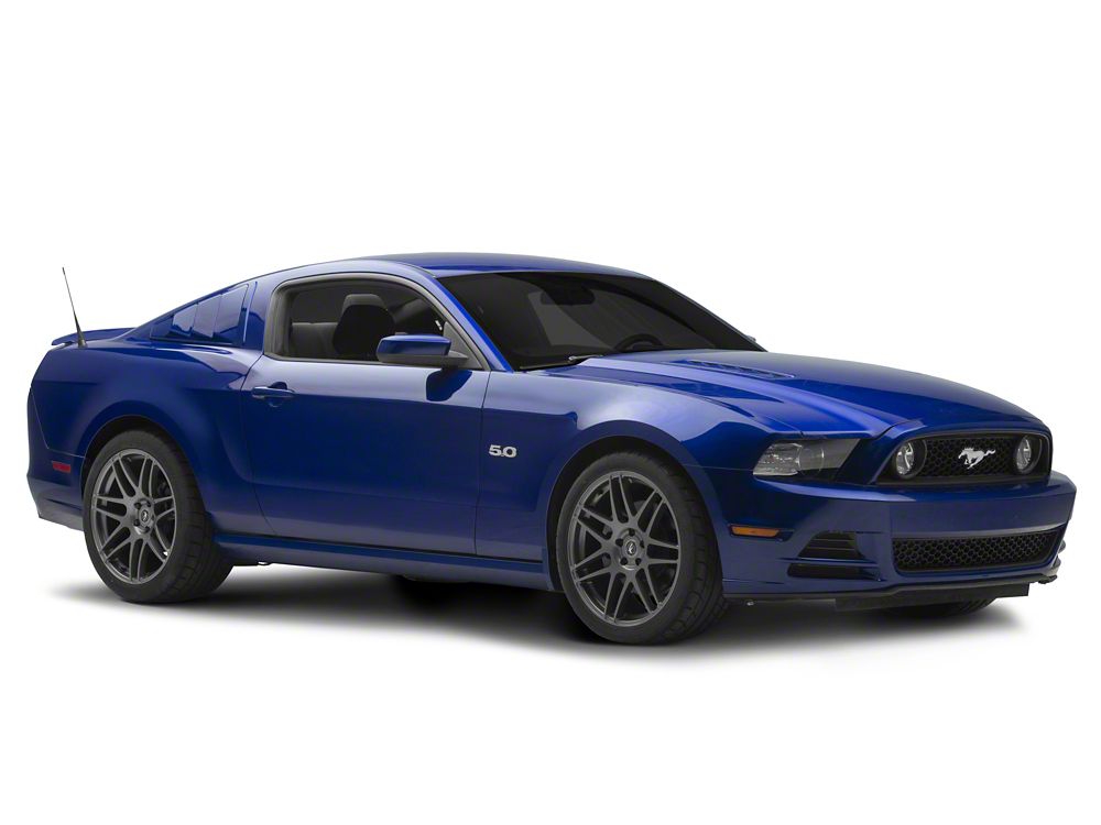 MMD Quarter Window Louvers; Pre-Painted (05-14 Mustang Coupe)