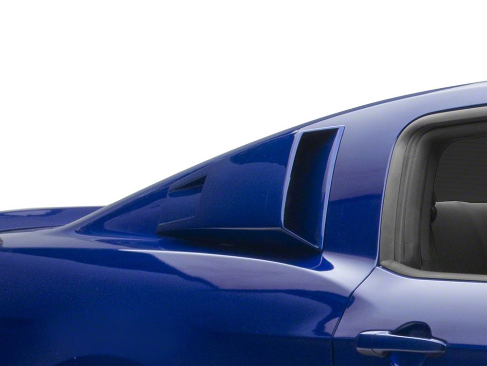 MMD Eleanor Style Window Scoops; Pre-Painted (05-14 Mustang Coupe)