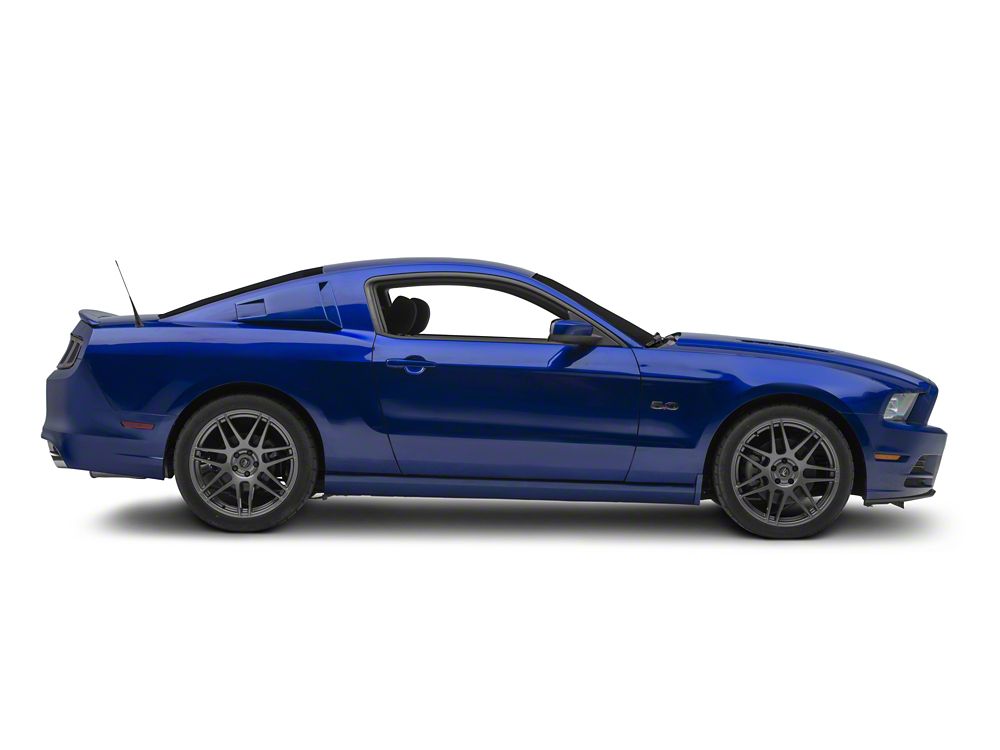 MMD Eleanor Style Window Scoops; Pre-Painted (05-14 Mustang Coupe)