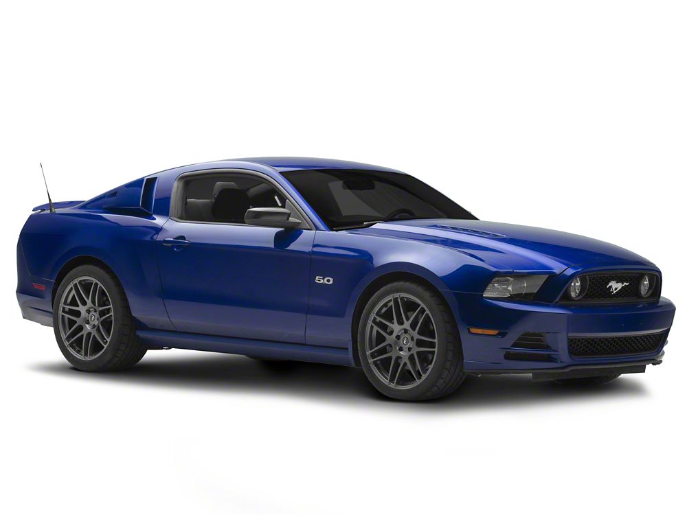 MMD Eleanor Style Window Scoops; Pre-Painted (05-14 Mustang Coupe)