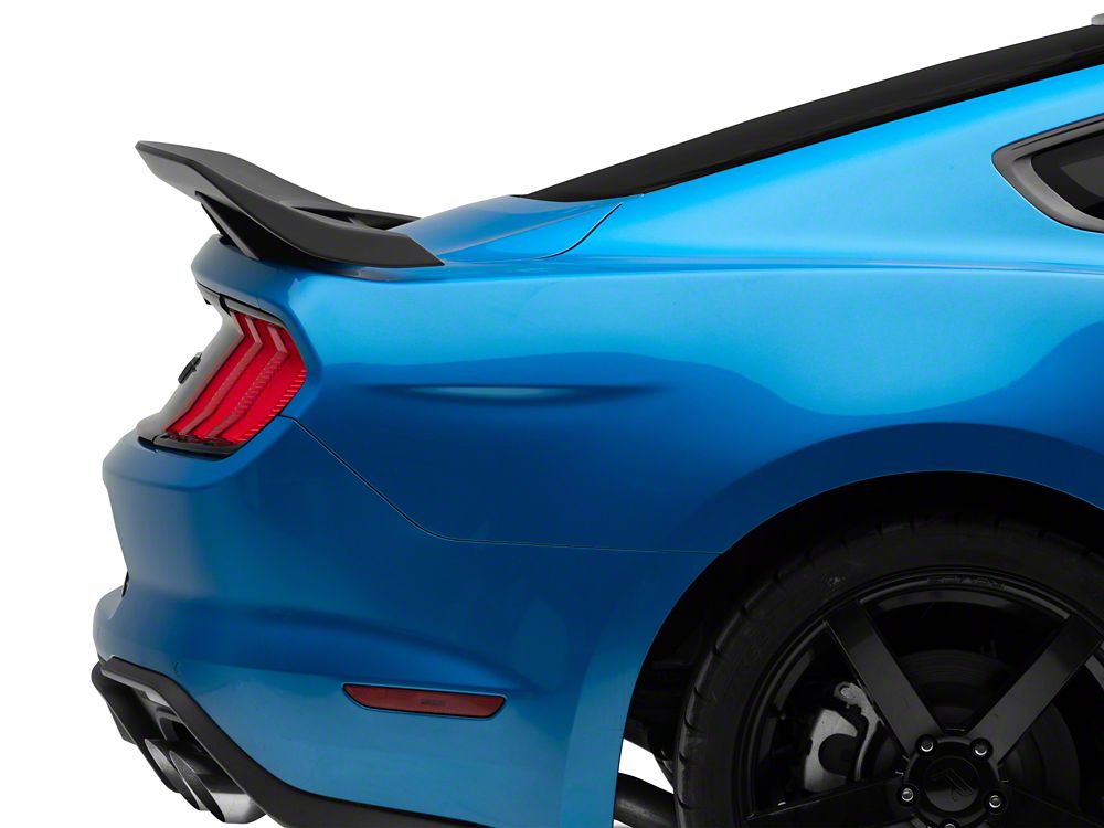 MMD Rear Spoiler; Matte Black (15-23 Mustang Fastback)