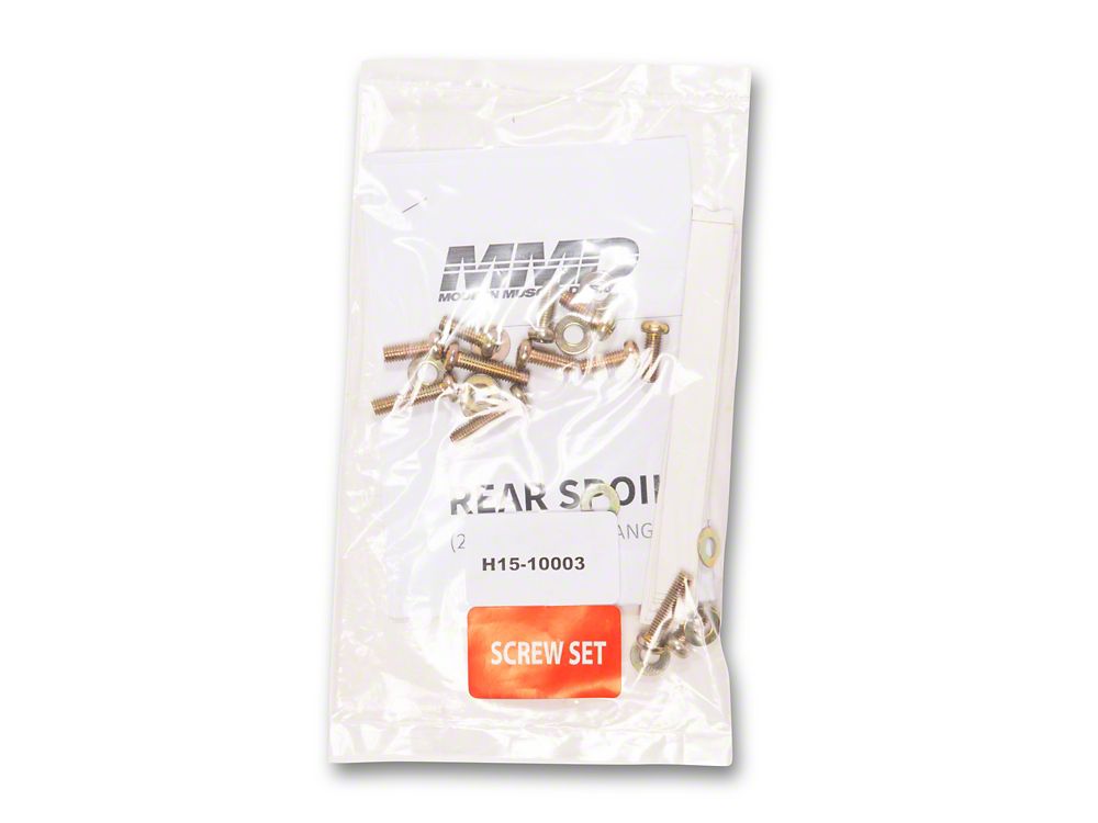 MMD Rear Spoiler; Matte Black (15-23 Mustang Fastback)