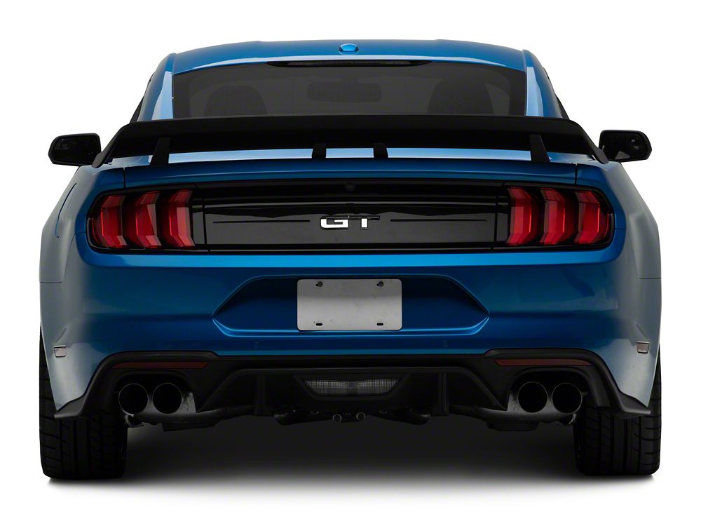MMD Rear Spoiler; Matte Black (15-23 Mustang Fastback)