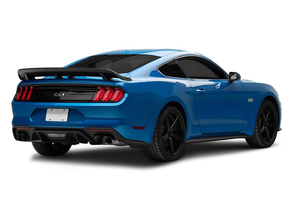 MMD Rear Spoiler; Matte Black (15-23 Mustang Fastback)