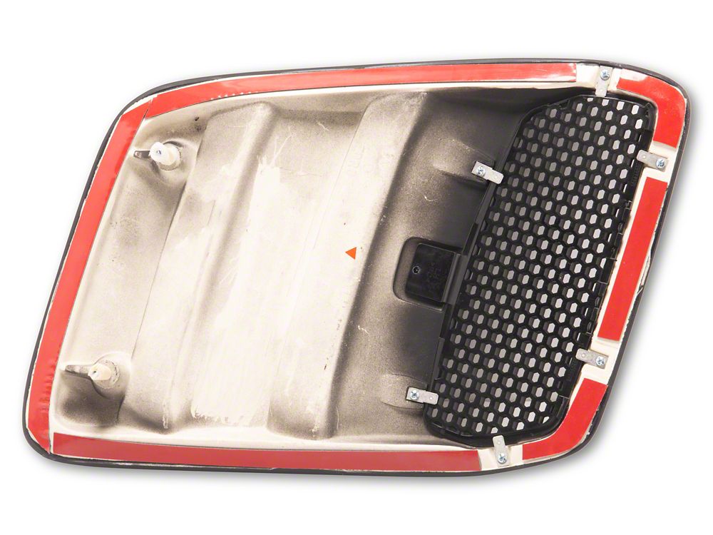 MMD Hood Vents; Satin Black (18-23 Mustang GT, EcoBoost)