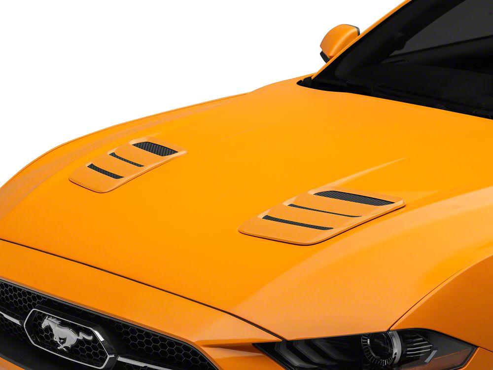 MMD Hood Vents; Pre-Painted (18-23 Mustang GT, EcoBoost)