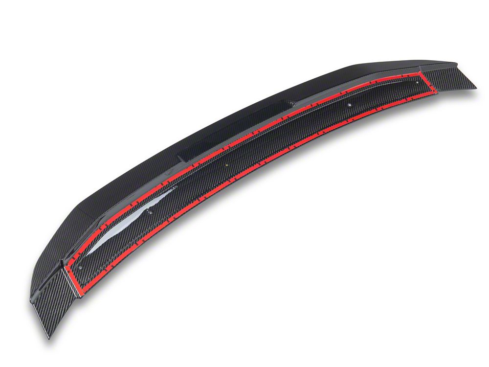 MMD GT500 Style Rear Spoiler; Carbon Fiber (10-14 Mustang)