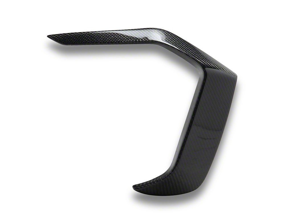 MMD Bumper Accent Cover; Carbon Fiber (24-25 Mustang GT, EcoBoost)