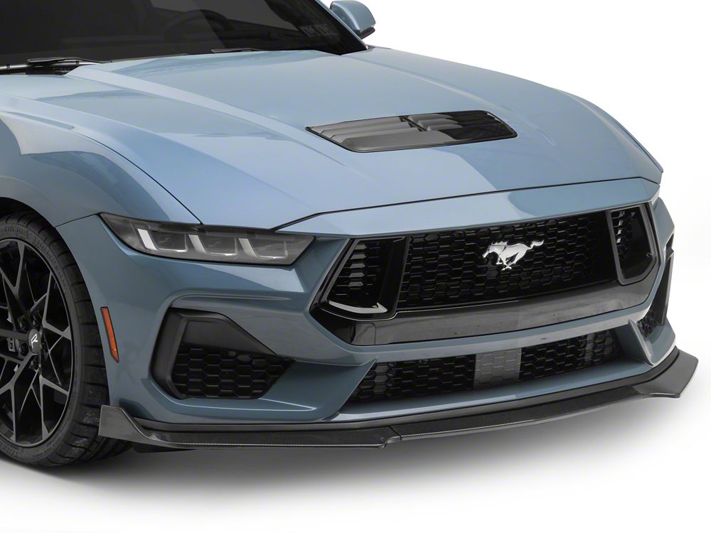MMD 3-Piece Chin Spoiler; Carbon Fiber (24-25 Mustang GT, EcoBoost)