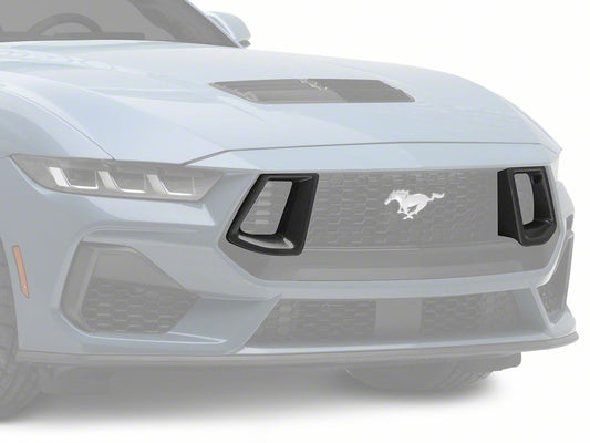MMD Upper Grille Vent Trim; Carbon Fiber (24-25 Mustang GT)