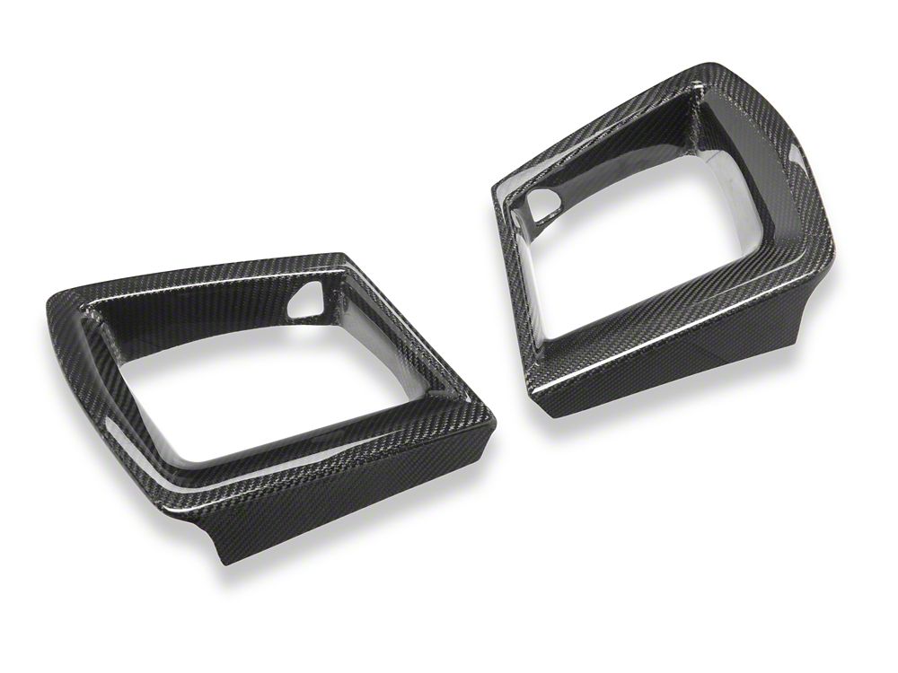 MMD Upper Grille Vent Trim; Carbon Fiber (24-25 Mustang GT)