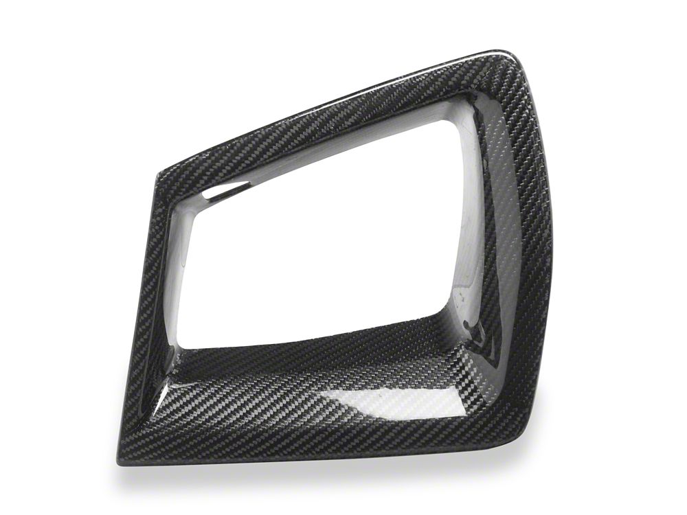 MMD Upper Grille Vent Trim; Carbon Fiber (24-25 Mustang GT)