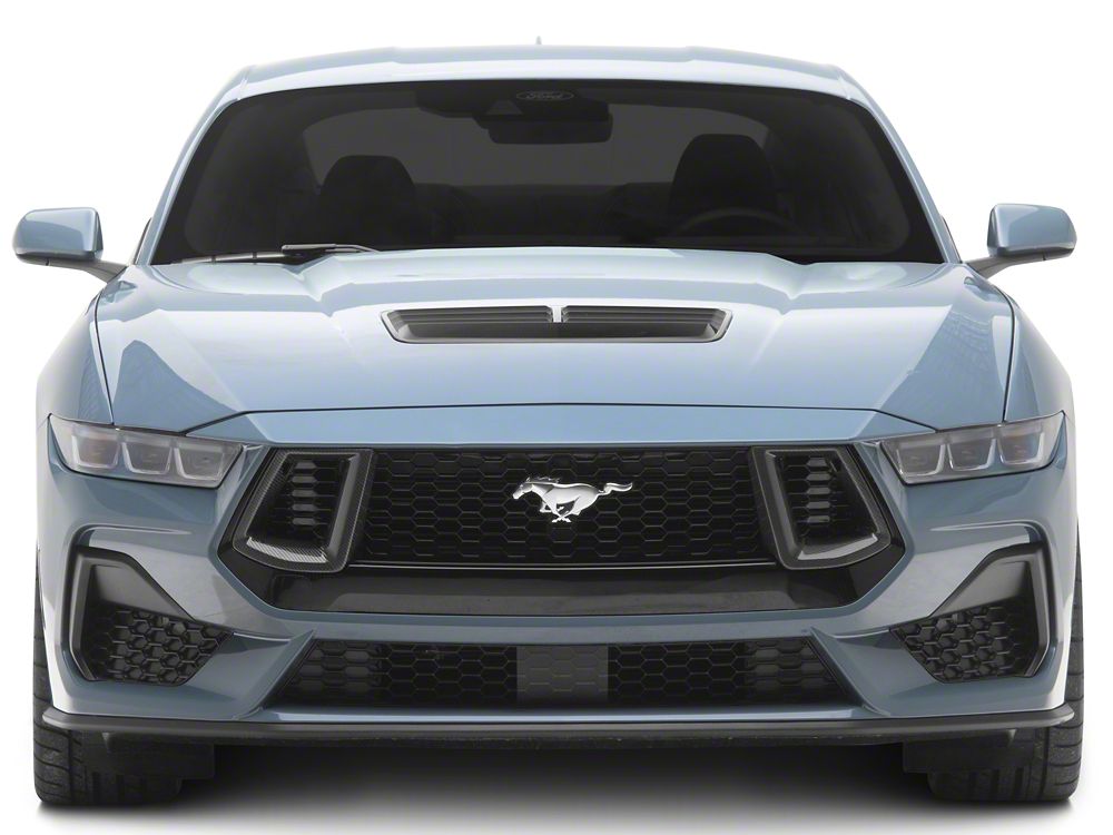 MMD Upper Grille Vent Trim; Carbon Fiber (24-25 Mustang GT)