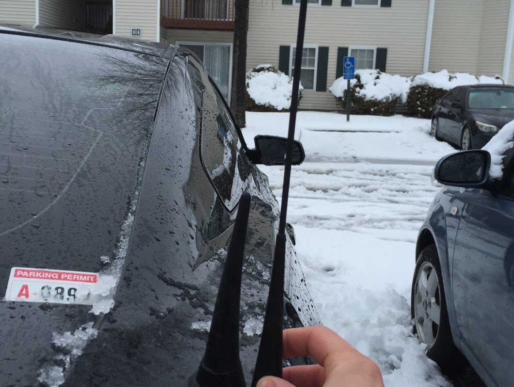 MMD Short Antenna; 5-Inch (10-14 Mustang)