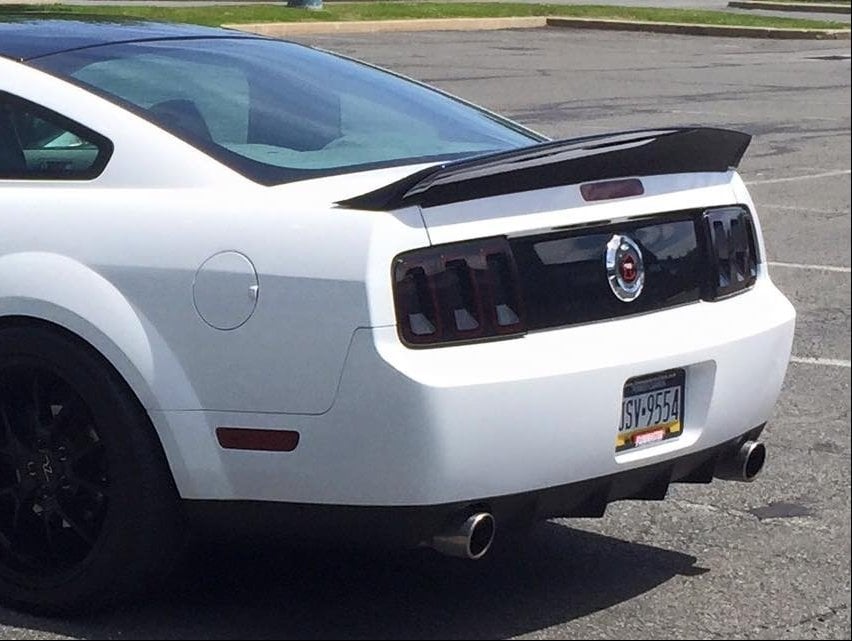 MMD Ducktail Spoiler; Unpainted (05-09 Mustang)