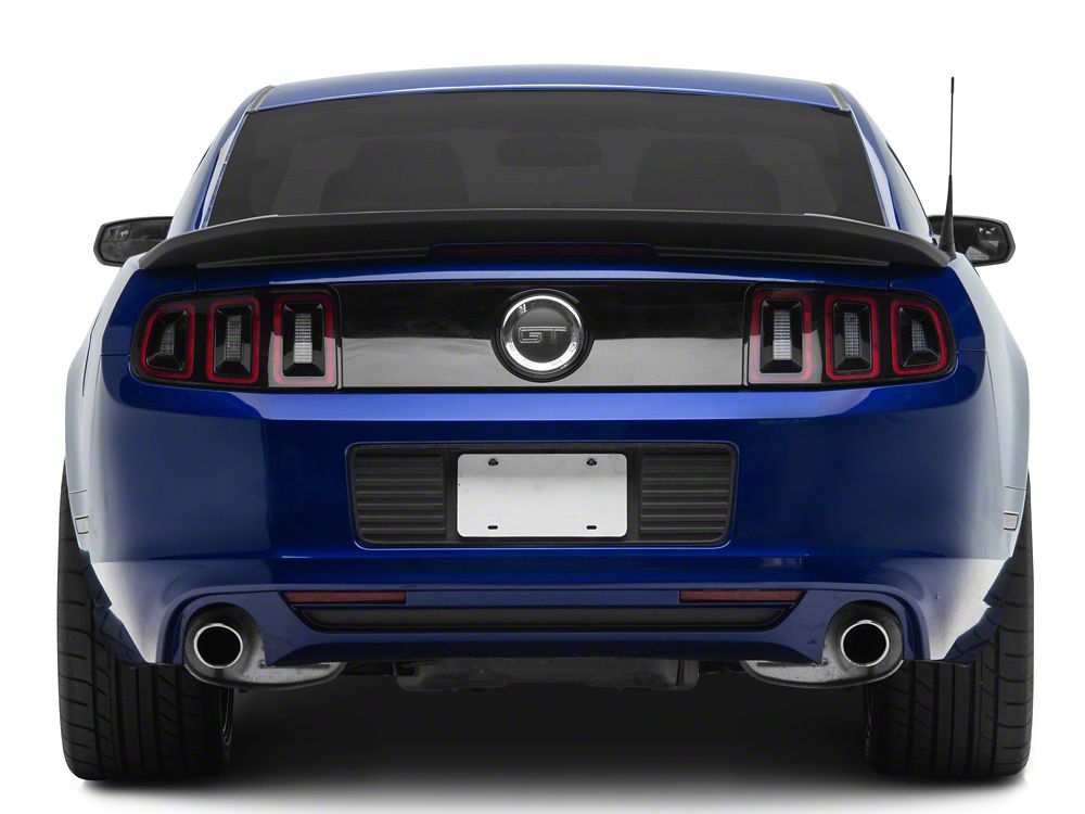 MMD GT500 Style Rear Spoiler; Satin Black (10-14 Mustang)
