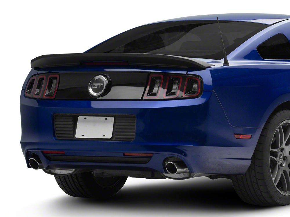 MMD GT500 Style Rear Spoiler; Satin Black (10-14 Mustang)