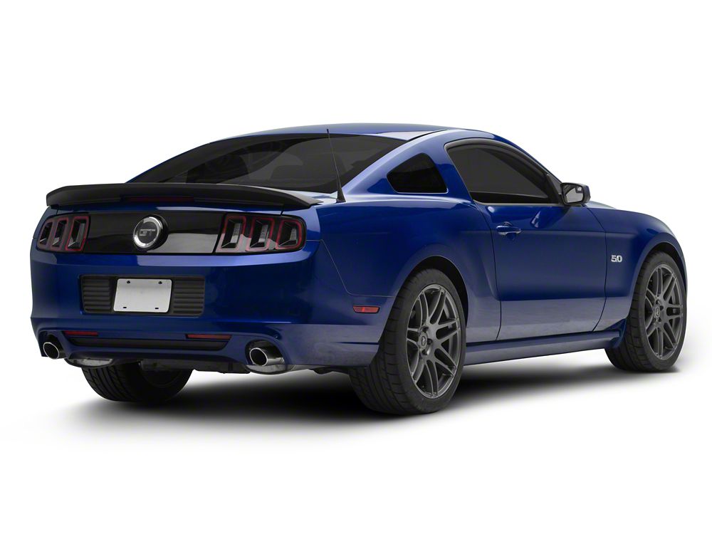 MMD GT500 Style Rear Spoiler; Satin Black (10-14 Mustang)
